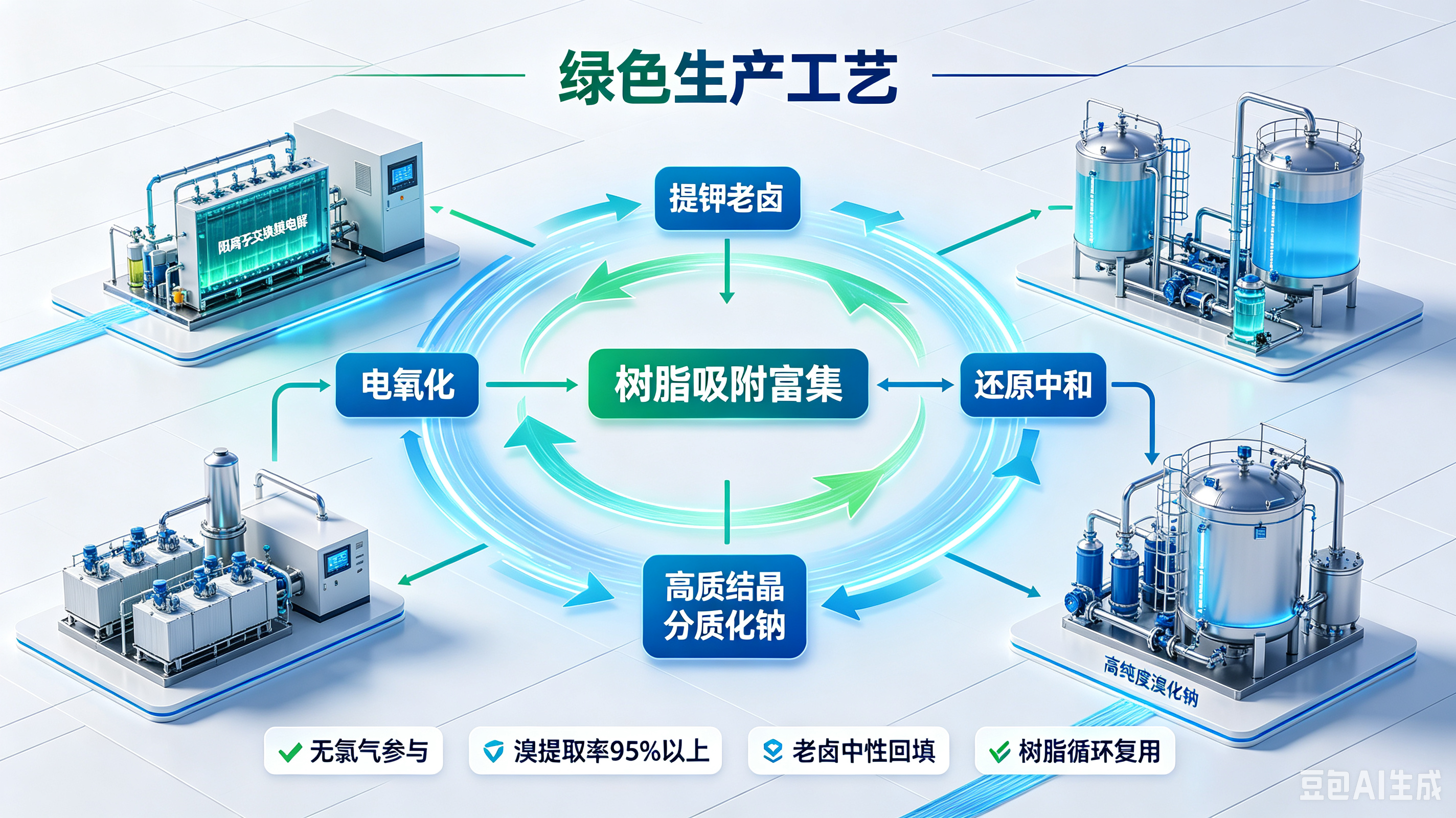溴化鈉廠家科普：溴化鈉特性、用途及新型綠色生產工藝